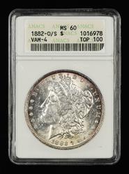 1882 O/S VAM-4 ANACS MS 60