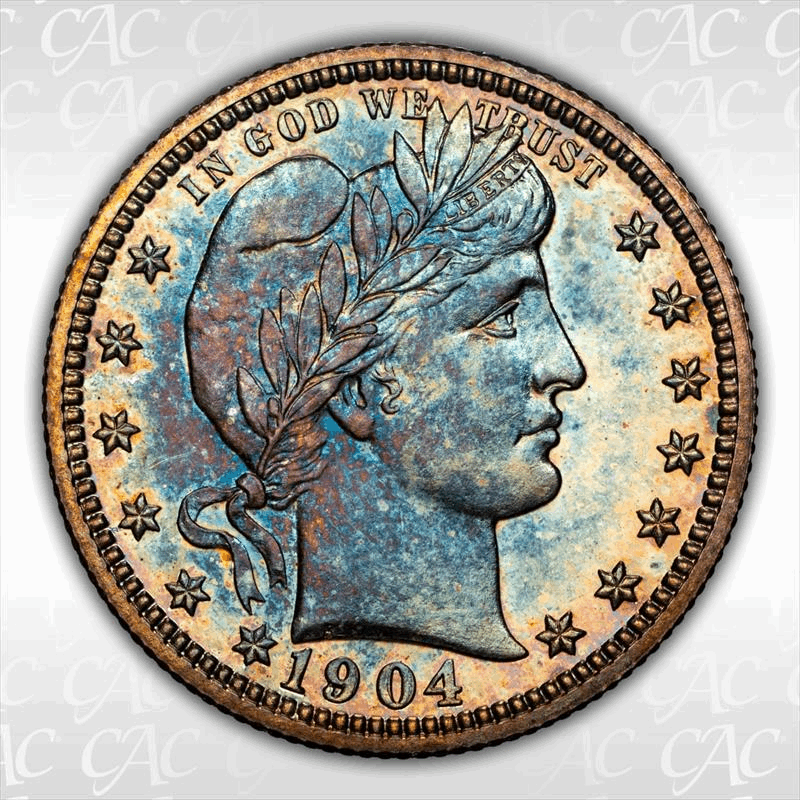 1904 25c CACG PR 66