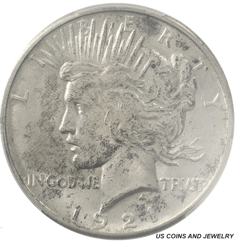 1921 Peace Silver Dollar, PCGS MS 62