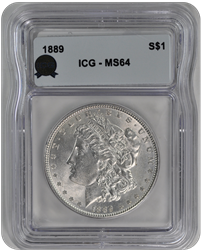 1889 Morgan ICG MS 64