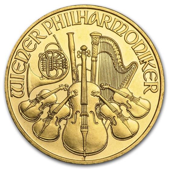 2002 25 Euro 1/4oz  Austrian Gold Philharmonic 