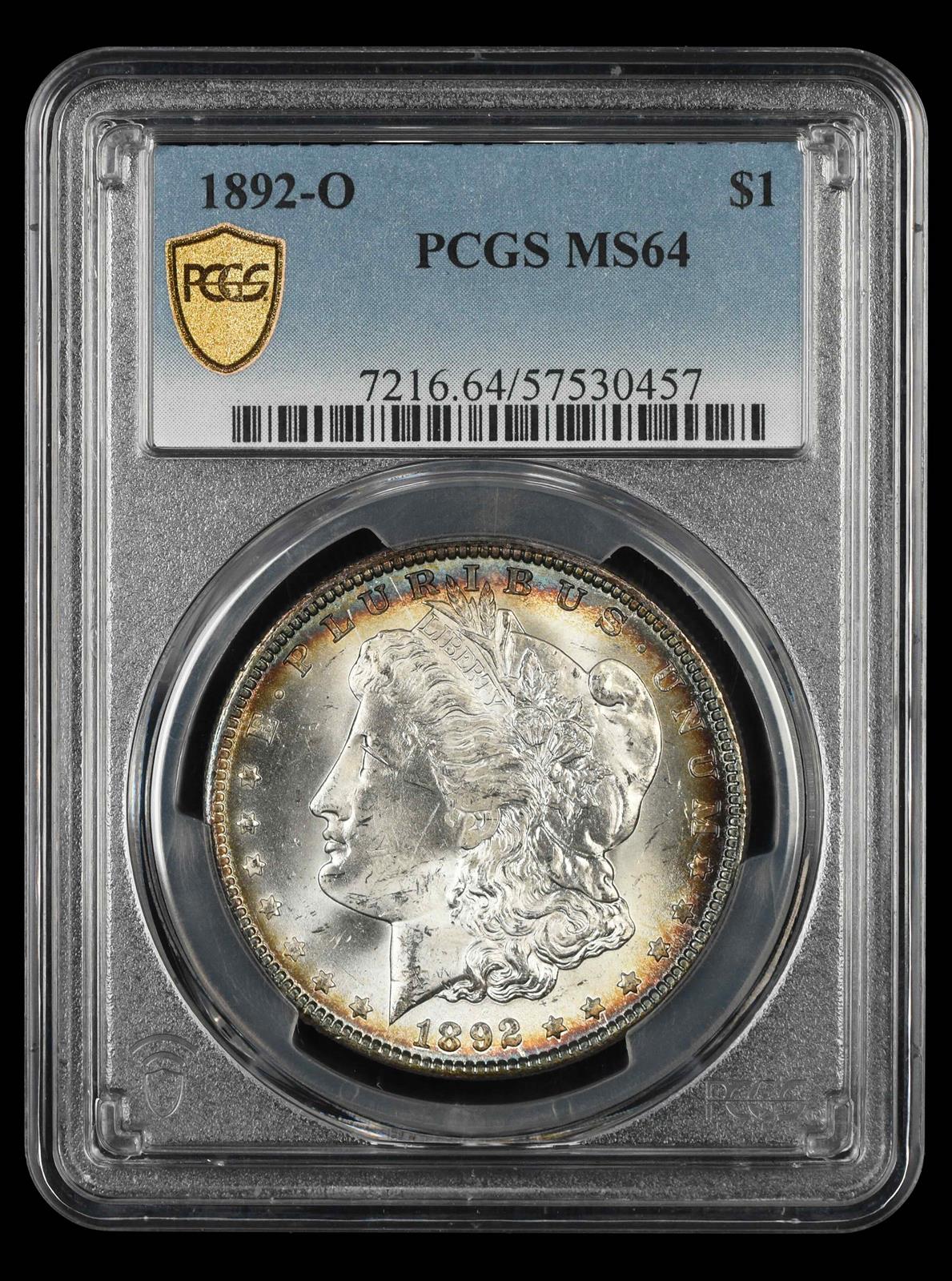 1892-O $1 PCGS MS 64