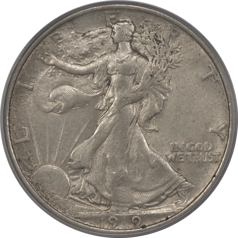 1919 Walking Liberty Half Dollar, PCGS AU53 CAC - Nice Original Coin