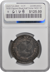 1835 Capped Bust Half Dollar NGC VF