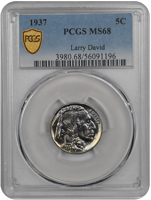 1937 Buffalo PCGS MS 68