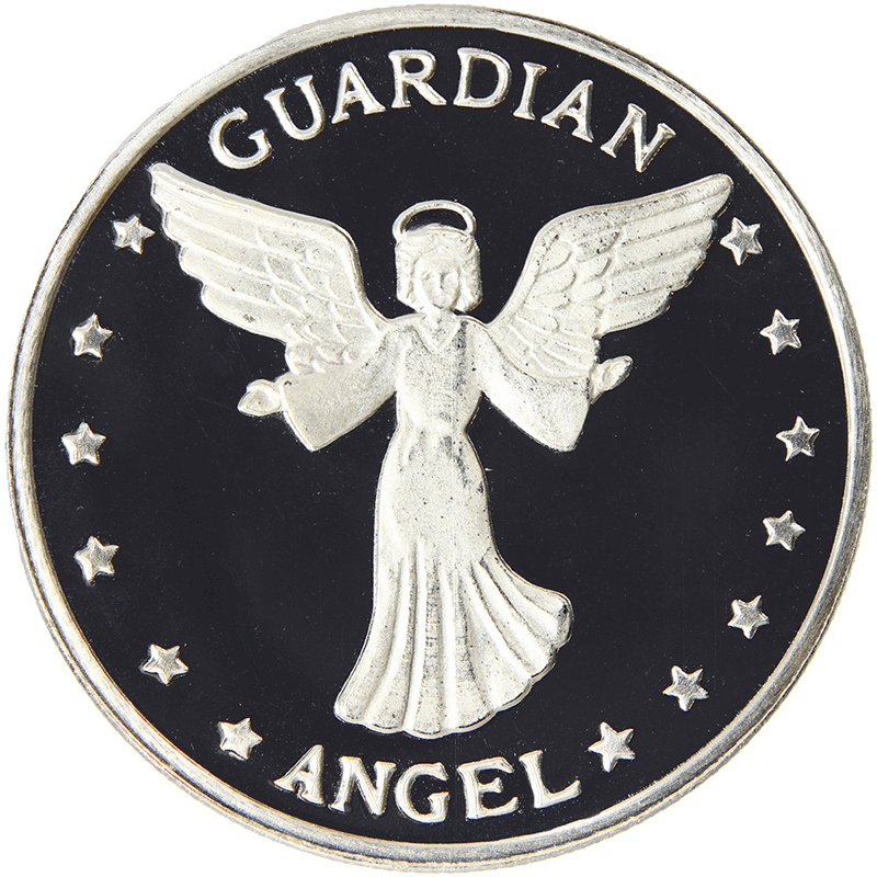 Guardian Angel 1oz .999 Fine Silver Round 