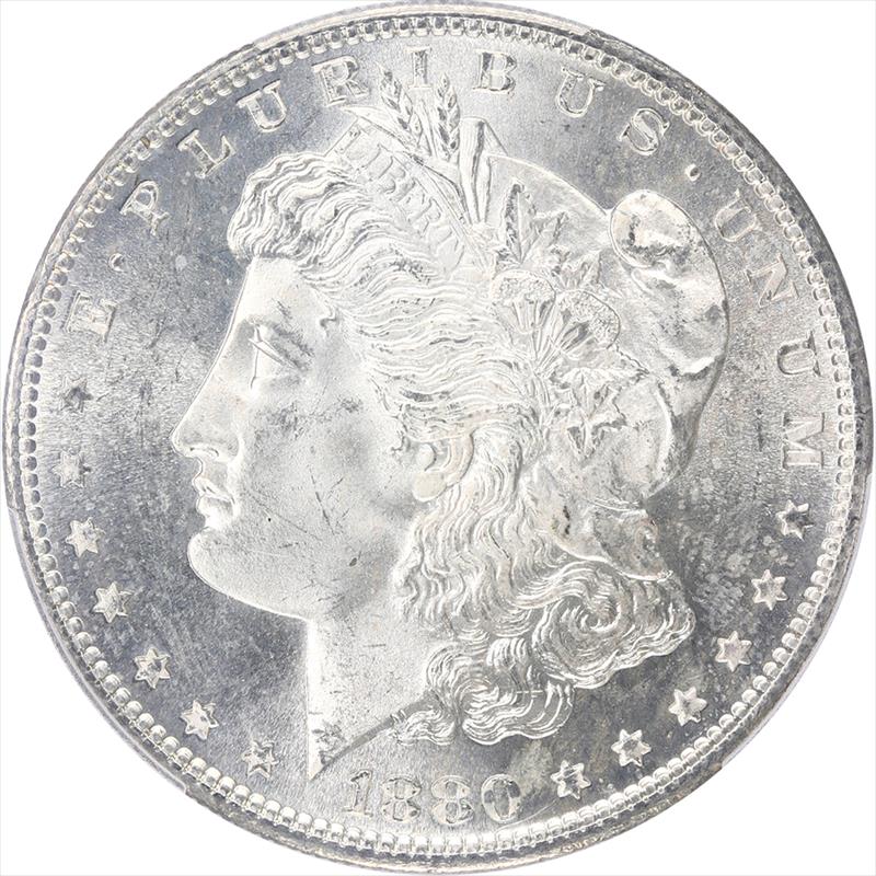 1880-S Morgan Silver Dollar PCGS MS 65 CAC - Nice Lustrous Coins