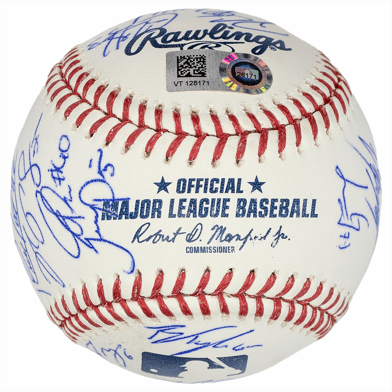 2022 Houston Astros World Series Champions Full Team Autographed Baseball MLB Certified 