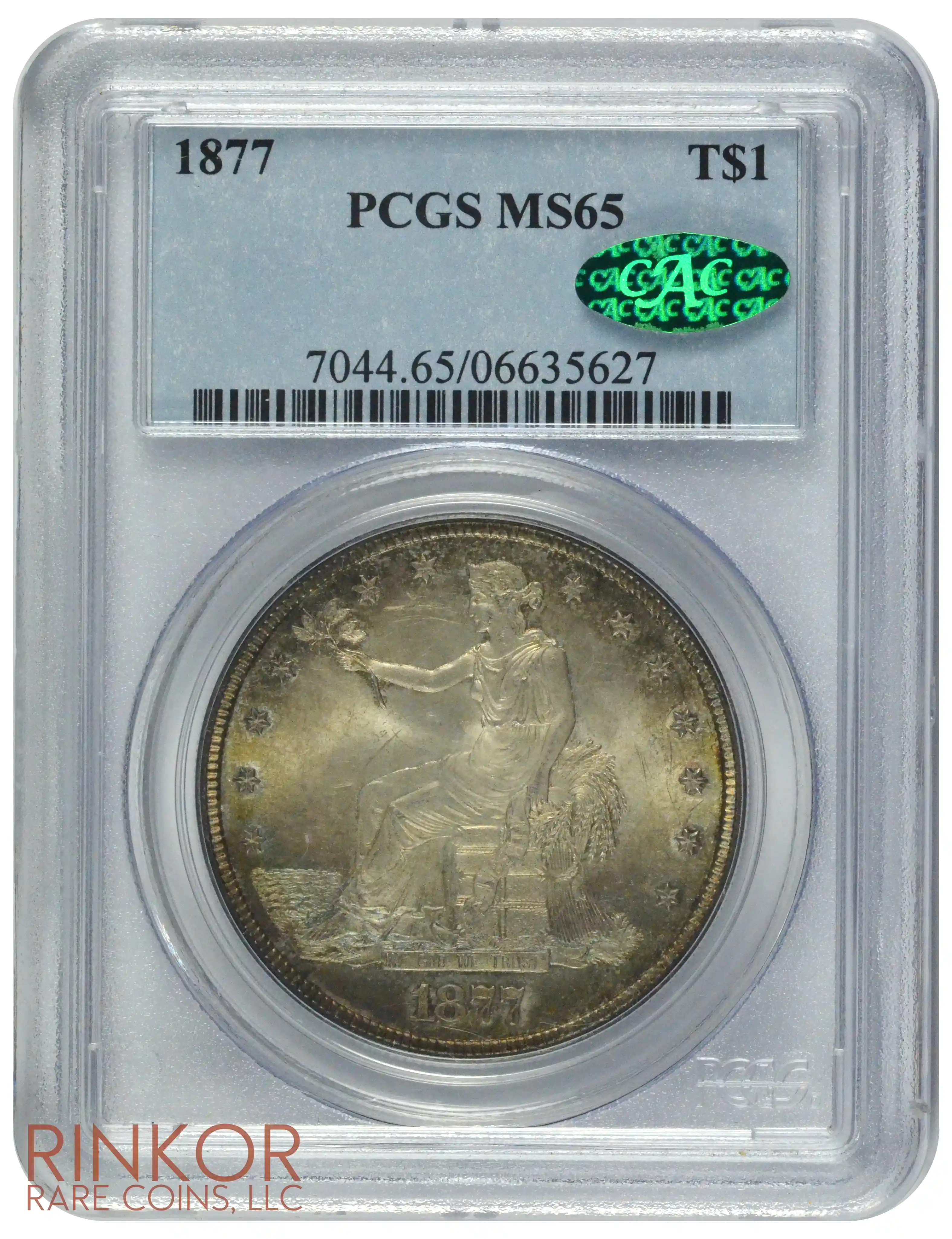1877 Trade PCGS MS 65 CAC