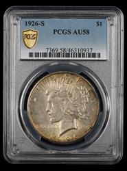 1926 S $1 PCGS AU58 58