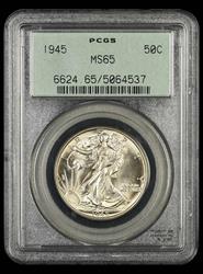 1945 50C OGH PCGS MS 65