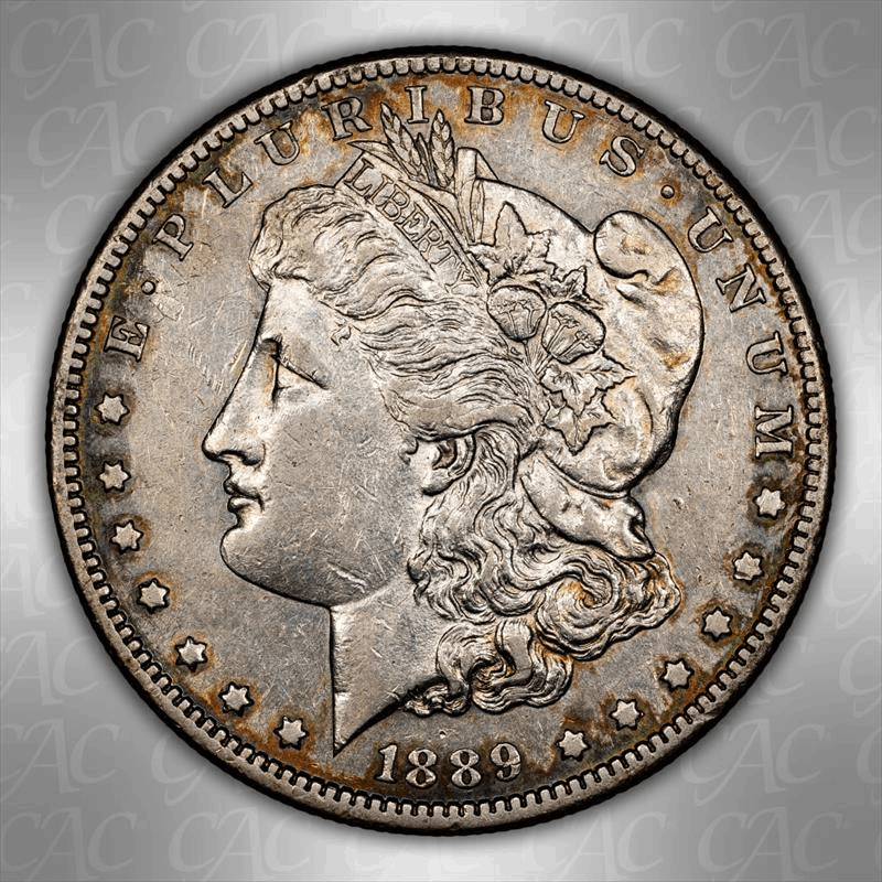 1889-CC $1 CACG XF-45