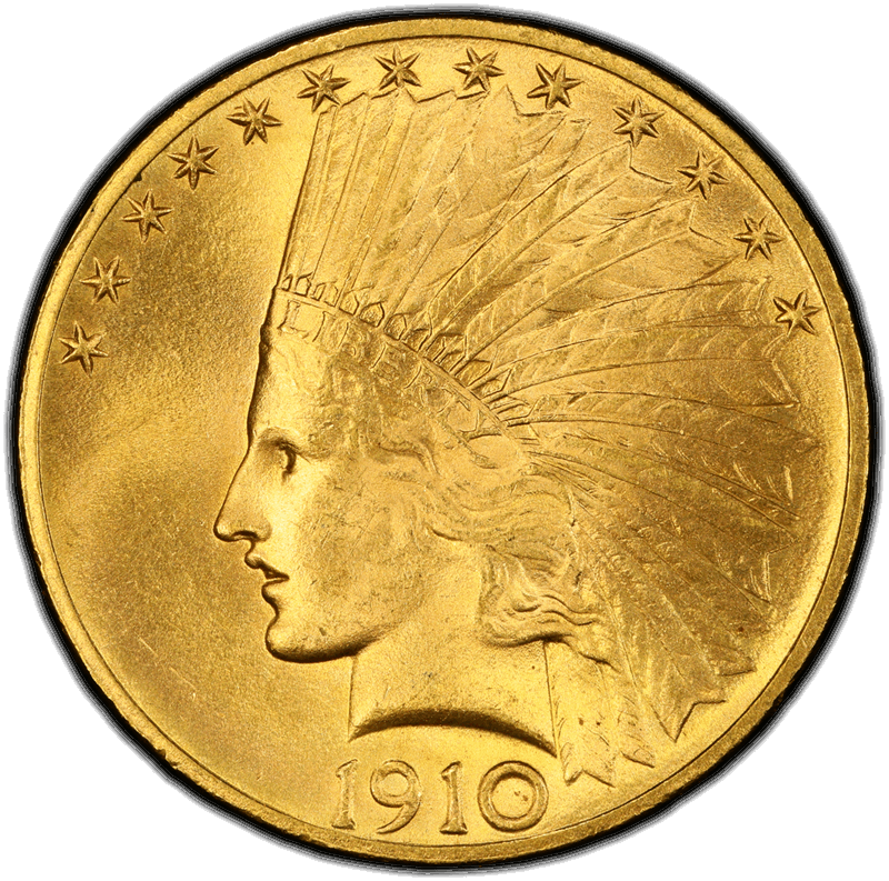 1910 $10 PCGS MS 64+ CAC