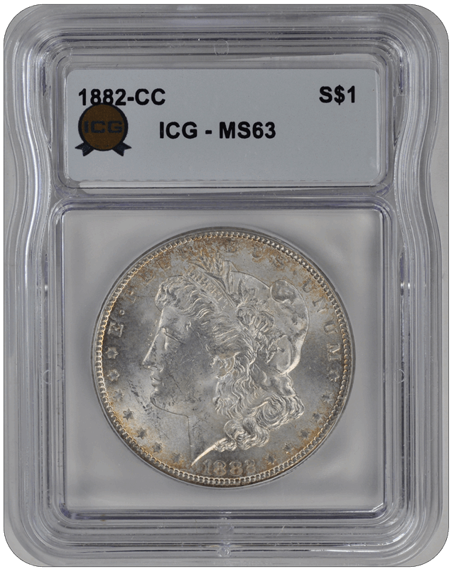 1882-CC Morgan ICG MS 63