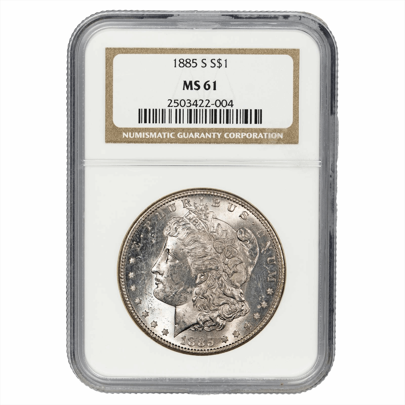 1885-S Morgan Dollar $1 NGC MS 61 