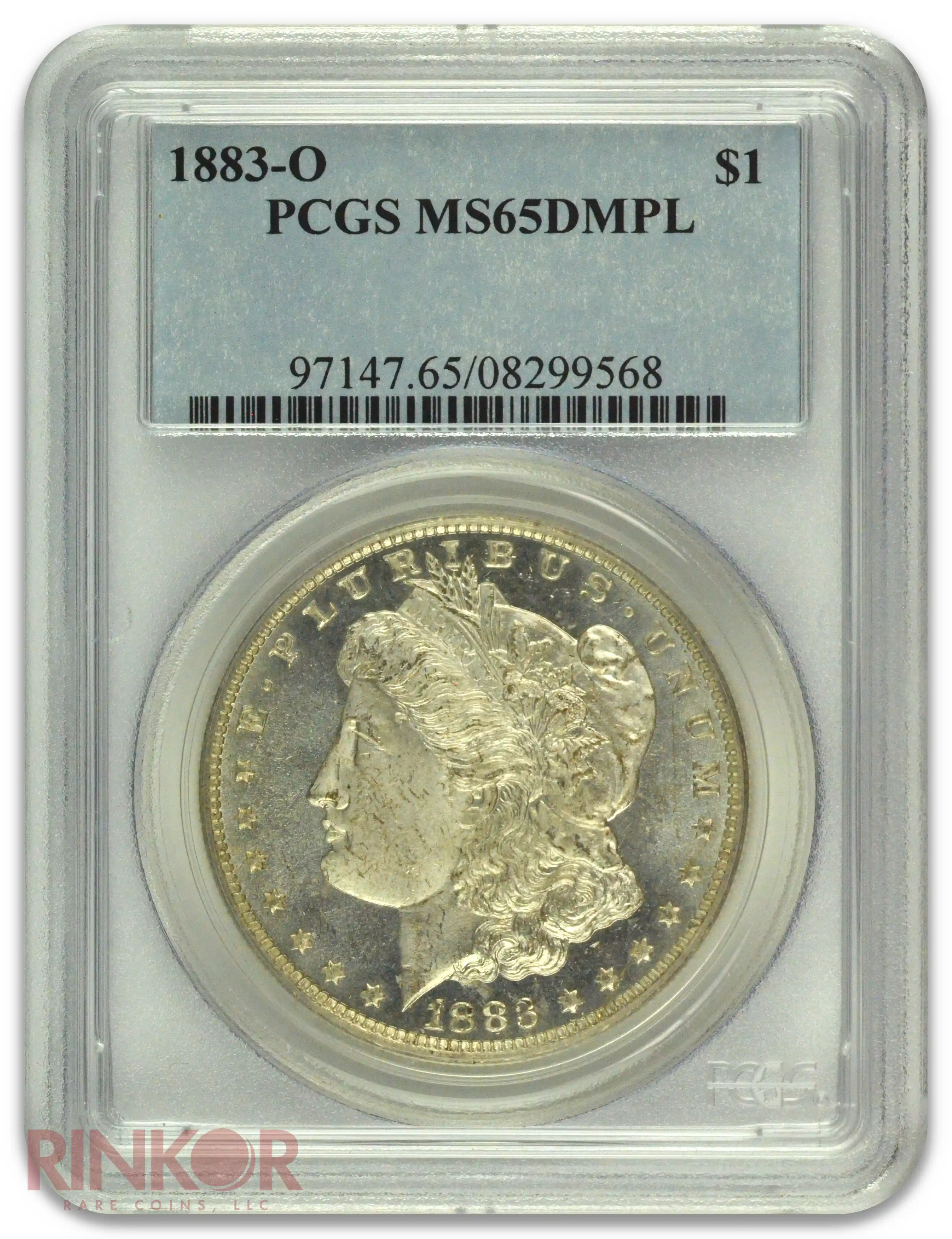 1883-O $1 Morgan Dollar PCGS MS 65 DMPL