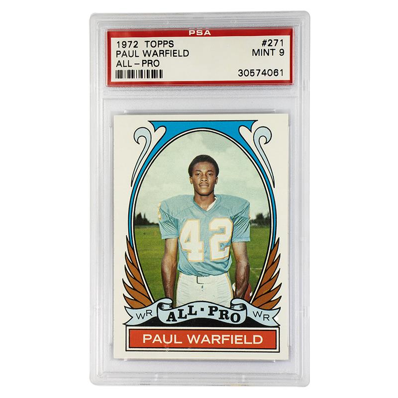 1972 Topps Paul Warfield All-Pro 271 PSA 9  