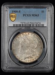1900-S $1 PCGS MS 63