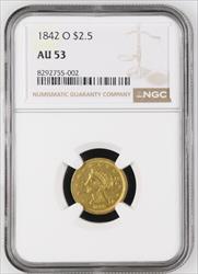 1842-O Liberty Head NGC 53
