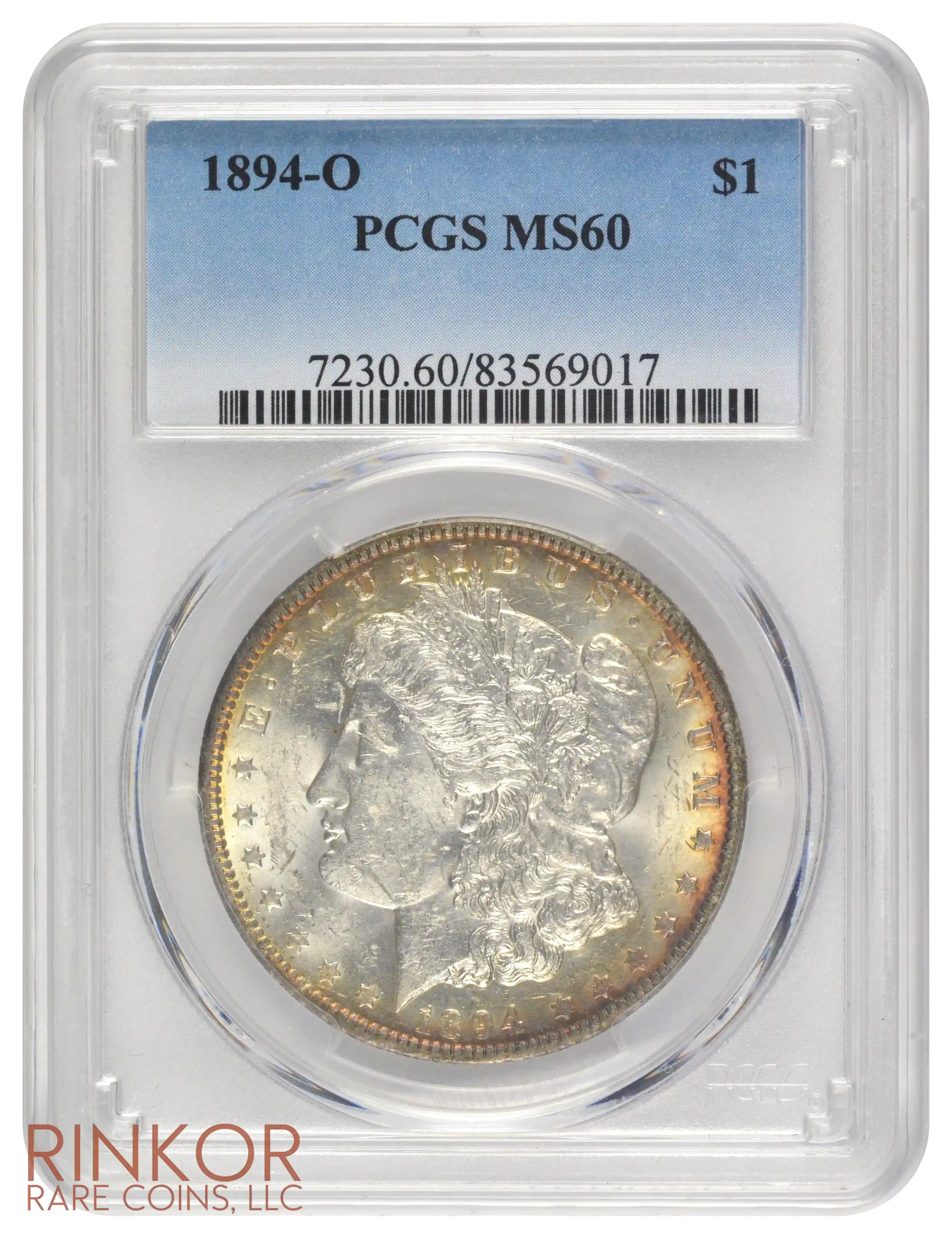 1894-O $1 PCGS MS 60