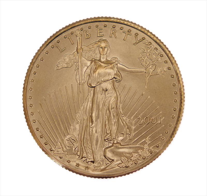 2001 $25 American Gold Eagle 