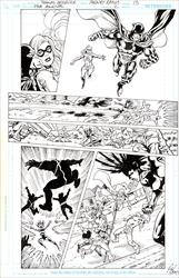 Justice Society of America Annual #2 Page 13 Artist:  Thomas Derenick (Penciller) ,  Rodney Ramos (Inker) Media Type: Pen and Ink Art Type: Interior Page 