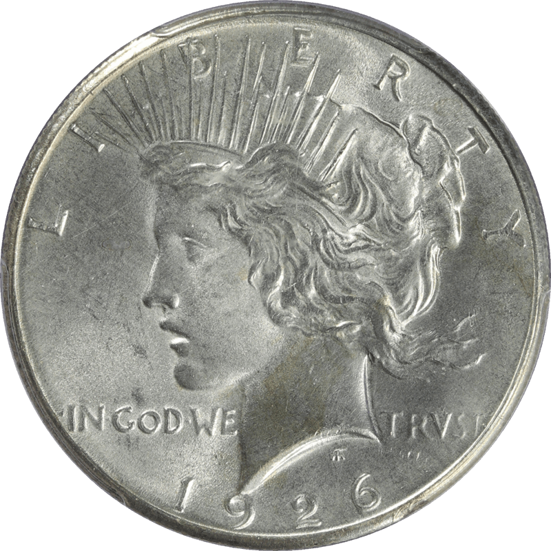 1926 Peace Silver Dollar $1 PCGS MS 63 