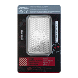 1 OZ SILVER BAR CALL OF DUTY 