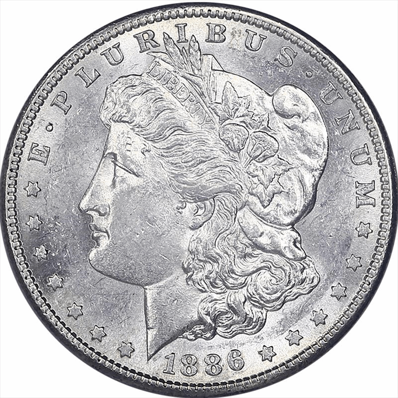1886-S Morgan Silver Dollar CH UNC