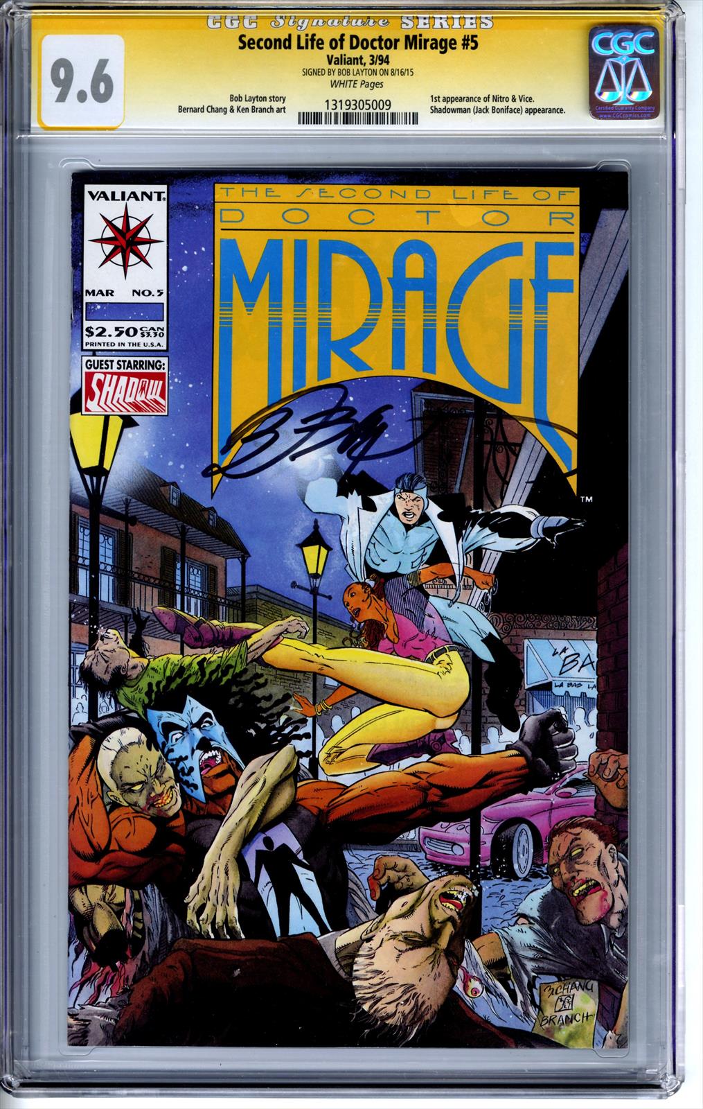 Second Life Of Doctor Miracle #5 CGC 9.6 Signature Series Signed by Bob Layton 