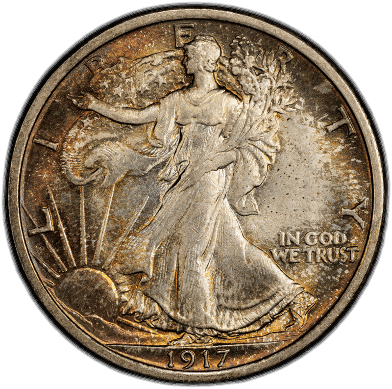 1917 50C PCGS MS 66 CAC