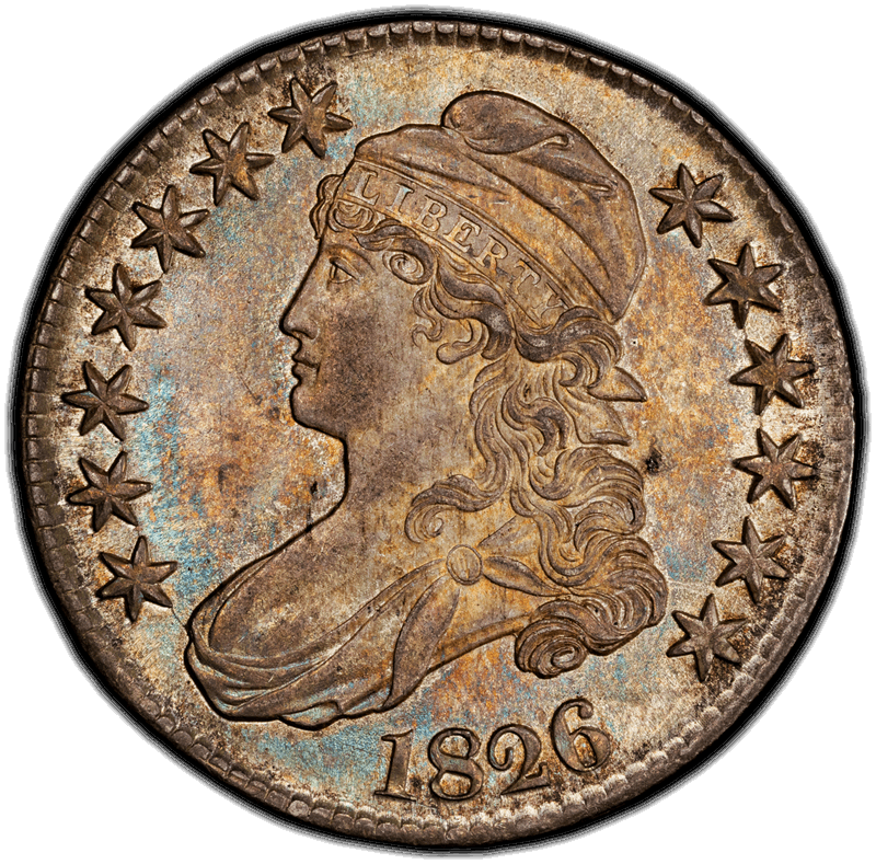 1826 50C PCGS MS 64+ CAC