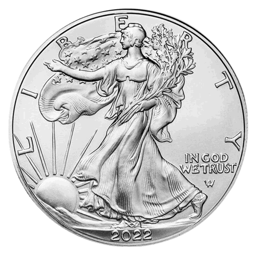 2022 $1 1oz. American Silver Eagle, BU