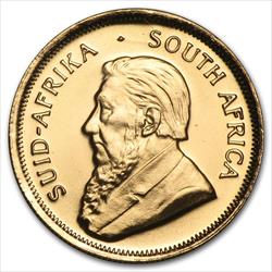 1982 1/4oz. South African Gold Krugerrand 