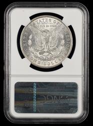1886 O $1 NGC AU58