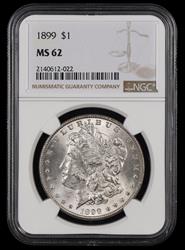 1899 $1 NGC MS62 MS62