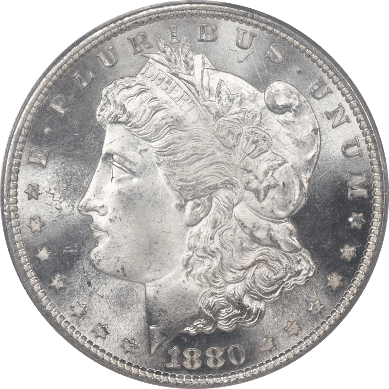 1880-S Morgan Silver Dollar PCGS and CAC MS67 OGH PQ+ Coin