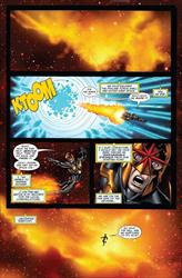 Nova #7 Page 21 Artist:  Sean Chen (Penciller) ,  Brian Denham (Penciller) ,  Scott Hanna (Inker) Media Type: Pen and Ink Art Type: Interior Page 