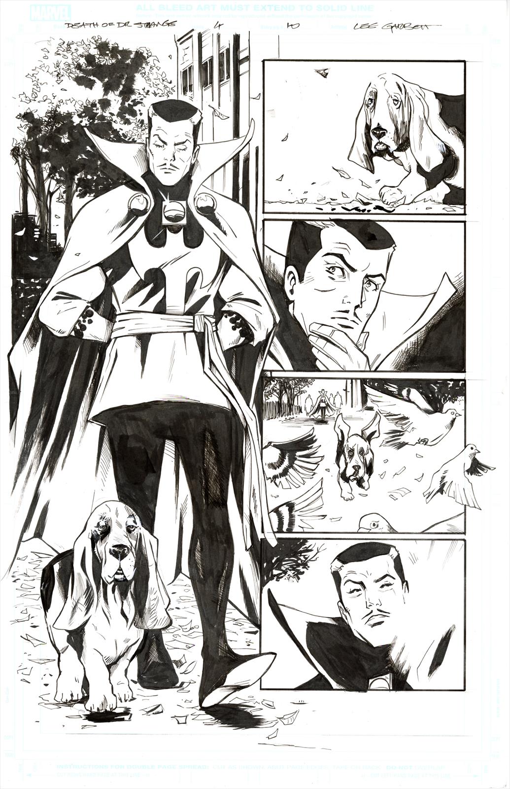 Death of Doctor Strange #4 Page 10 Artist:  Lee Gabrett (Penciller) ,  Lee Gabrett (Inker) Media Type: Pen and Ink Art Type: Interior Page 