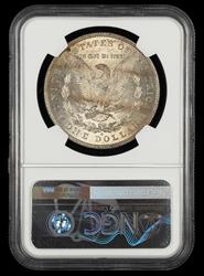 1880 O $1 VAM-7 Rusted Date Hitlist 40 Bill Fivaz Signature Label NGC MS61