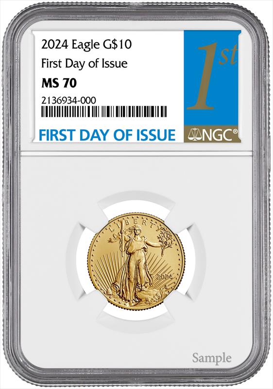 2024 $10 American Gold Eagle MS70 NGC 