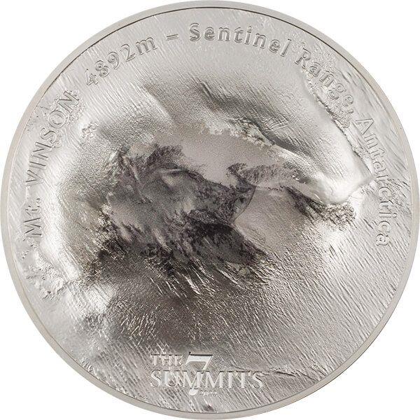 2022 Seven Summits Series -Mount Vinson 5oz Silver- 