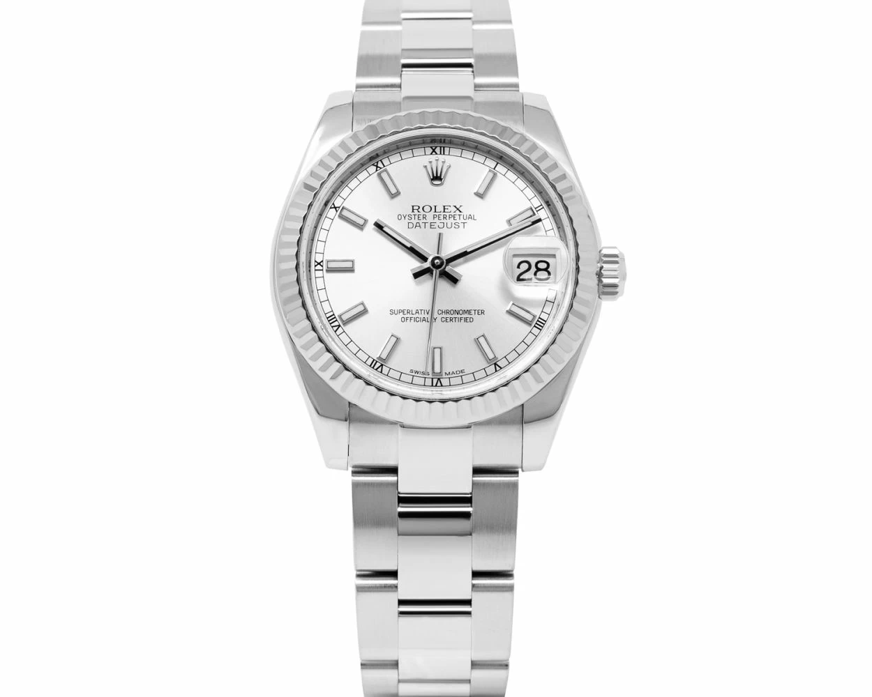 Rolex 31mm Datejust Ref/178274 Watch and Card (2018) 