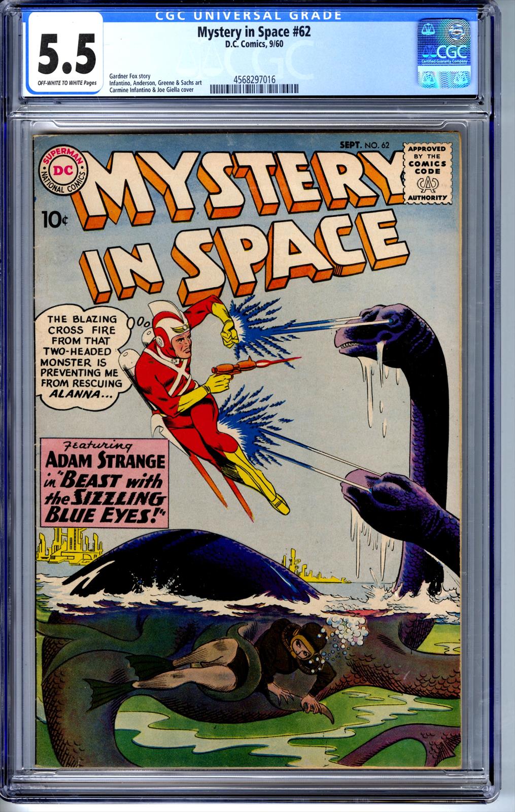 Mystery in Space #62 CGC 5.5 5.5