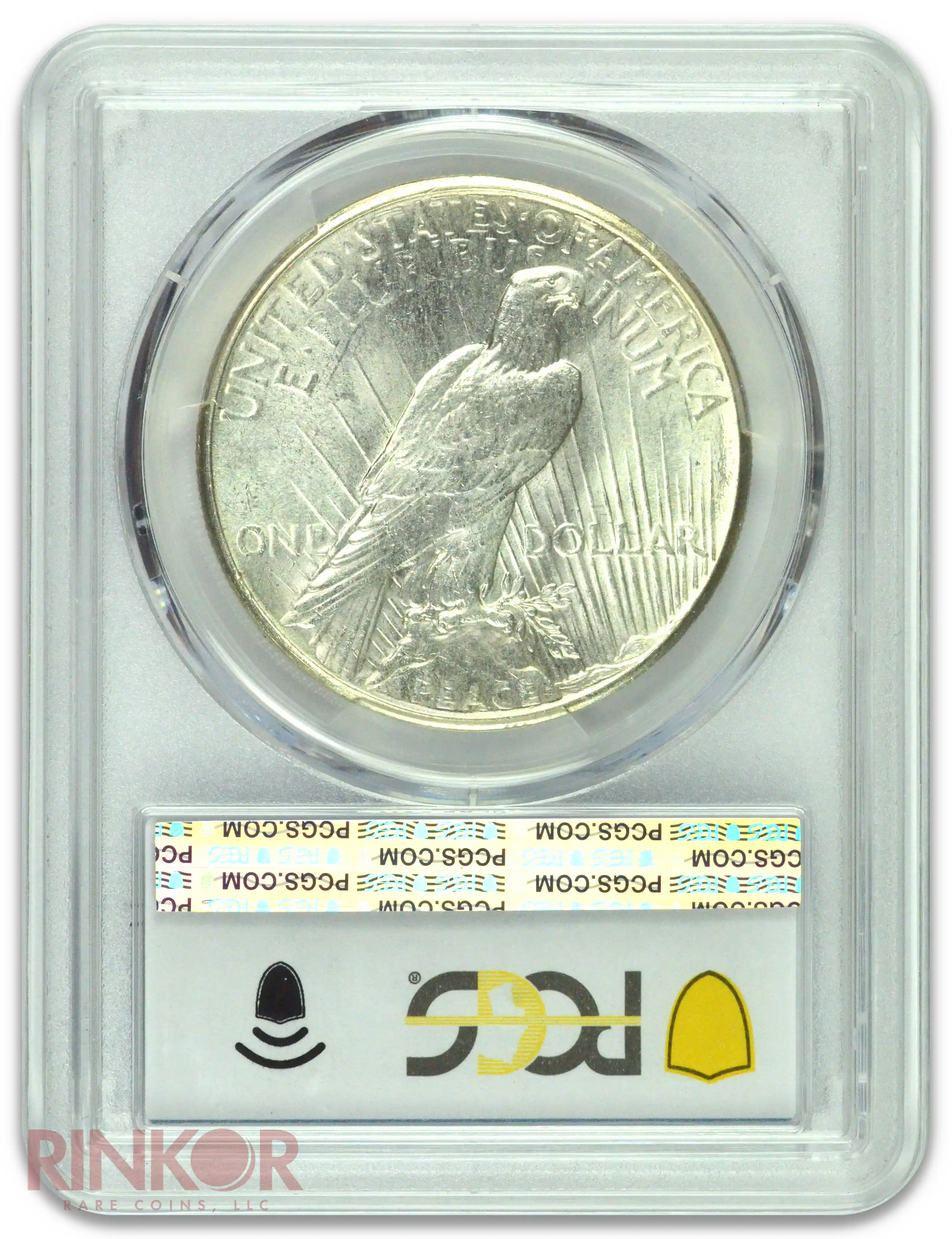 1927 $1 Peace Dollar PCGS MS 65