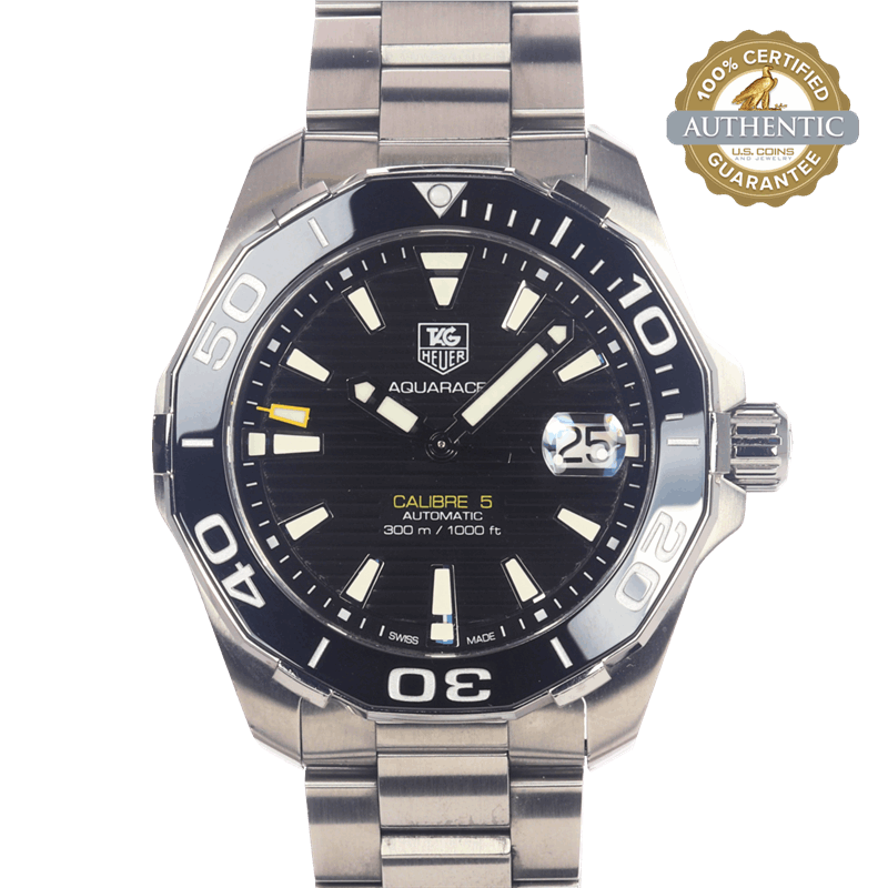 Tag Hauer 43MM Aquaracer Ref/WAY211A-1 Box and Papers  