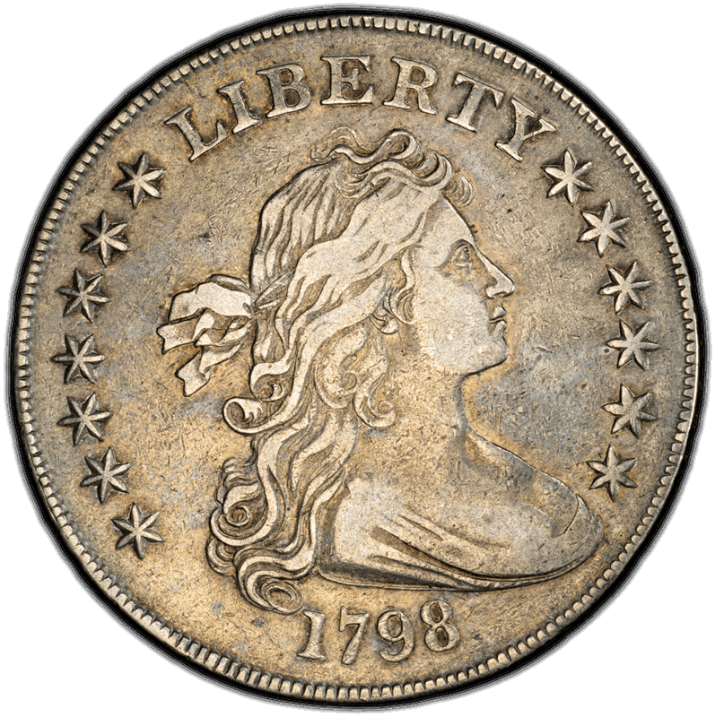 1798 $1 Large Eagle PCGS XF-40 CAC