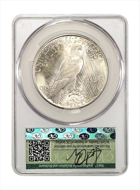 1925 $1 CAC MS 65