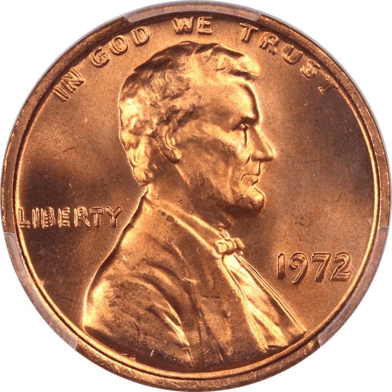 1972  DDO Lincoln Memorial Cent 1c PCGS MS67RD Double Die Obverse