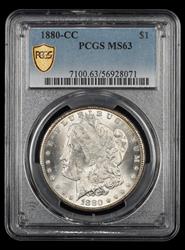 1880-CC $1 PCGS MS 63
